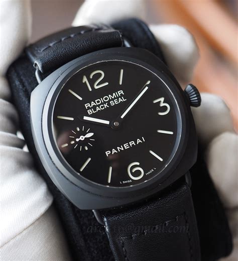 panerai radiomir ceramic price|Panerai radiomir black seal price.